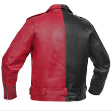 Load image into Gallery viewer, Void Ember Men’s Faux Leather Motorcycle Jacke