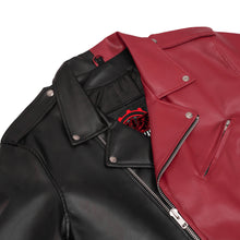 Load image into Gallery viewer, Void Ember Men’s Faux Leather Motorcycle Jacke