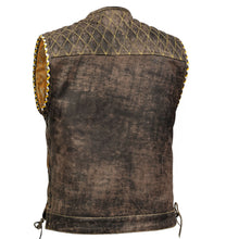 Load image into Gallery viewer, Ironhide Men’s Leather Vest