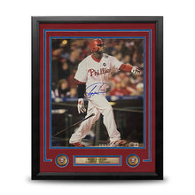 Load image into Gallery viewer, Ryan Howard Philadelphia Phillies Autographed 11" x 14" Framed Baseball Photo