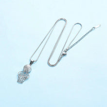 Load image into Gallery viewer, Basketball &amp; Net Cremation Urn Necklace
