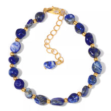 Load image into Gallery viewer, Lapis Lazuli &amp; Copper Pain Healing Bracelet