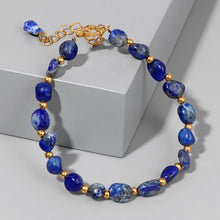 Load image into Gallery viewer, Lapis Lazuli &amp; Copper Pain Healing Bracelet