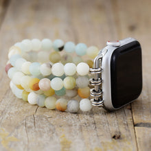 Load image into Gallery viewer, Amazonite Soothing Stress Apple Watch Band