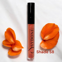 Load image into Gallery viewer, SHADE S8 PRISMATIC SHIMMERING LIPGLOSS - Bright Orange with Warm Golden Shimmer