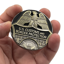 Load image into Gallery viewer, EL6-015 CBP OFFICER OFO Saint Michael Patron Saint Challenge Coin Field Ops CBPO Field Operations ST. MICHAEL