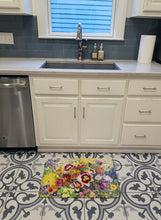 Load image into Gallery viewer, Spring Floral by Anne Searle Machine Washable Memory Foam Mat SASE0954RUG