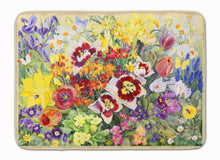 Load image into Gallery viewer, Spring Floral by Anne Searle Machine Washable Memory Foam Mat SASE0954RUG