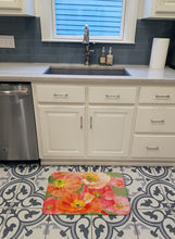 Load image into Gallery viewer, Poppies by Anne Searle Machine Washable Memory Foam Mat SASE664CRUG