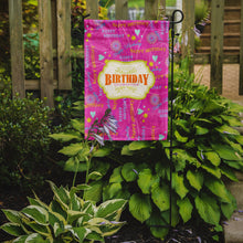 Load image into Gallery viewer, Happy Birthday Pink Garden Flag – Decorative Outdoor Yard Flag