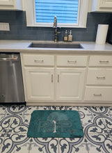 Load image into Gallery viewer, RIP Rest in Peace with spider web Halloween Machine Washable Memory Foam Mat SB3004RUG