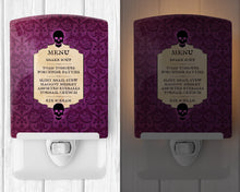 Load image into Gallery viewer, Goulish Menu including Eye Screen Snake soup Halloween Ceramic Night Light SB3005CNL