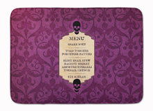 Load image into Gallery viewer, Goulish Menu including Eye Screen Snake soup Halloween Machine Washable Memory Foam Mat SB3005RUG