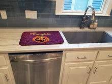 Load image into Gallery viewer, Hello Pumpkin Halloween Dish Drying Mat – Absorbent, Artistic Kitchen Essentials SB3017DDM