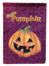 Load image into Gallery viewer, Hello Pumpkin Halloween Garden Flag – Decorative Outdoor Yard Flag