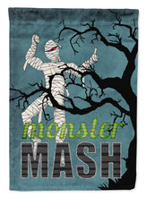 Load image into Gallery viewer, Monster Mash with Mummy Halloween Garden Flag – Decorative Outdoor Yard Flag
