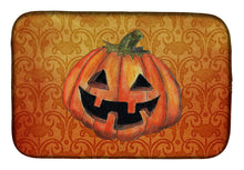 Load image into Gallery viewer, October Pumpkin Halloween Dish Drying Mat – Absorbent, Artistic Kitchen Essentials SB3020DDM