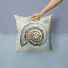 Load image into Gallery viewer, Shells Throw Pillow - 14x14 Decorative Pillow – Art for Your Home &amp; Patio
