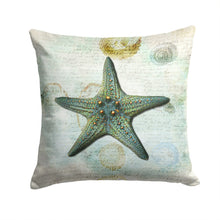 Load image into Gallery viewer, Starfish Throw Pillow - 14x14 Decorative Pillow – Art for Your Home &amp; Patio