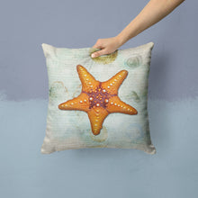 Load image into Gallery viewer, Starfish Throw Pillow - 14x14 Decorative Pillow – Art for Your Home &amp; Patio