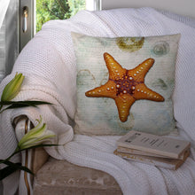 Load image into Gallery viewer, Starfish Throw Pillow - 14x14 Decorative Pillow – Art for Your Home &amp; Patio