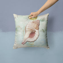 Load image into Gallery viewer, Shells Throw Pillow - 14x14 Decorative Pillow – Art for Your Home &amp; Patio