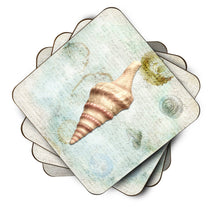 Load image into Gallery viewer, Shells  Coasters - Set of 4 Lightweight Foam, Absorbent Drink Coasters