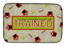 Load image into Gallery viewer, My Dog's not spoiled I'm just well trained Dish Drying Mat – Absorbent, Artistic Kitchen Essentials SB3051DDM