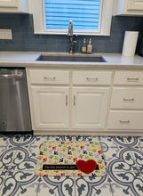 Load image into Gallery viewer, Dogs leave pawprints on your heart Machine Washable Memory Foam Mat SB3054RUG