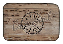 Load image into Gallery viewer, Genuine Cow Girl Branded Dish Drying Mat – Absorbent, Artistic Kitchen Essentials SB3056DDM