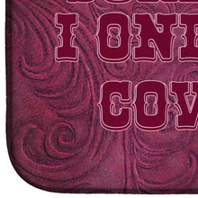 Load image into Gallery viewer, Sorry Boys I only date cowboys in pink Dish Drying Mat – Absorbent, Artistic Kitchen Essentials SB3062DDM