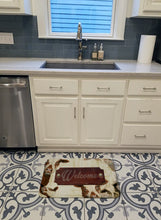 Load image into Gallery viewer, Welcome cow Machine Washable Memory Foam Mat SB3065RUG