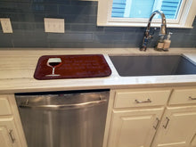 Load image into Gallery viewer, The best wines are the ones we drink with friends Dish Drying Mat – Absorbent, Artistic Kitchen Essentials SB3068DDM