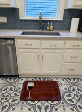 Load image into Gallery viewer, The best wines are the ones we drink with friends Machine Washable Memory Foam Mat SB3068RUG