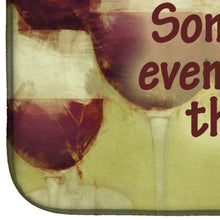 Load image into Gallery viewer, I cook with wine Dish Drying Mat – Absorbent, Artistic Kitchen Essentials SB3069DDM