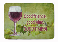 Load image into Gallery viewer, Good friends, good wine, good times Machine Washable Memory Foam Mat SB3070RUG