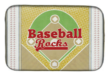 Load image into Gallery viewer, Baseball Rules Dish Drying Mat – Absorbent, Artistic Kitchen Essentials SB3077DDM