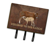 Load image into Gallery viewer, Welcome to the Ranch with the Cow and Baby Leash or Key Holder SB3084TH68