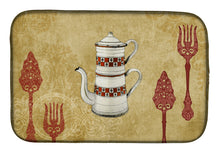 Load image into Gallery viewer, Teapot Welcome Dish Drying Mat – Absorbent, Artistic Kitchen Essentials SB3088DDM
