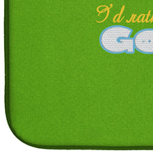 Load image into Gallery viewer, I'd rather be Golfing Man on Green Dish Drying Mat – Absorbent, Artistic Kitchen Essentials SB3092DDM