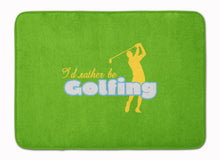 Load image into Gallery viewer, I'd rather be Golfing Man on Green Machine Washable Memory Foam Mat SB3092RUG