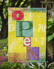 Load image into Gallery viewer, Artsy OPEN Garden Flag - Outdoor Decorative Yard Flag