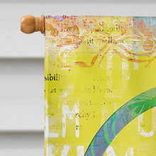 Load image into Gallery viewer, Artsy Peace Flag Canvas House Size SB3101CHF