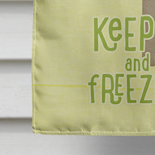 Load image into Gallery viewer, Keep Calm and Eat Freeze Pops Popsicle Flag Canvas House Size SB3105CHF