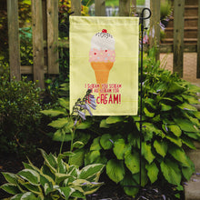 Load image into Gallery viewer, I scream you scream we all scream for ice cream Garden Flag - Outdoor Decorative Yard Flag SB3106GF