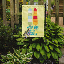 Load image into Gallery viewer, Keep calm and eat popsicles Garden Flag - Outdoor Decorative Yard Flag