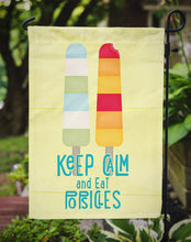 Load image into Gallery viewer, Keep calm and eat popsicles Garden Flag - Outdoor Decorative Yard Flag