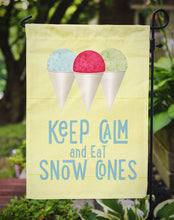 Load image into Gallery viewer, Keep calm and eat snow cones Garden Flag - Outdoor Decorative Yard Flag SB3110GF