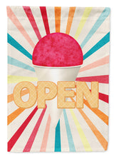 Load image into Gallery viewer, Snowball Snow cone stand Open Flag Canvas House Size SB3112CHF