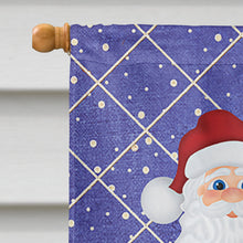 Load image into Gallery viewer, Santa Claus and Christmas Tree Flag Canvas House Size SB3114CHF
